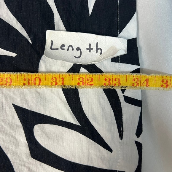 Michael Simon New York XL Skirt Resort Floral Print Pink Flower Cotton Stretch - Picture 8 of 12